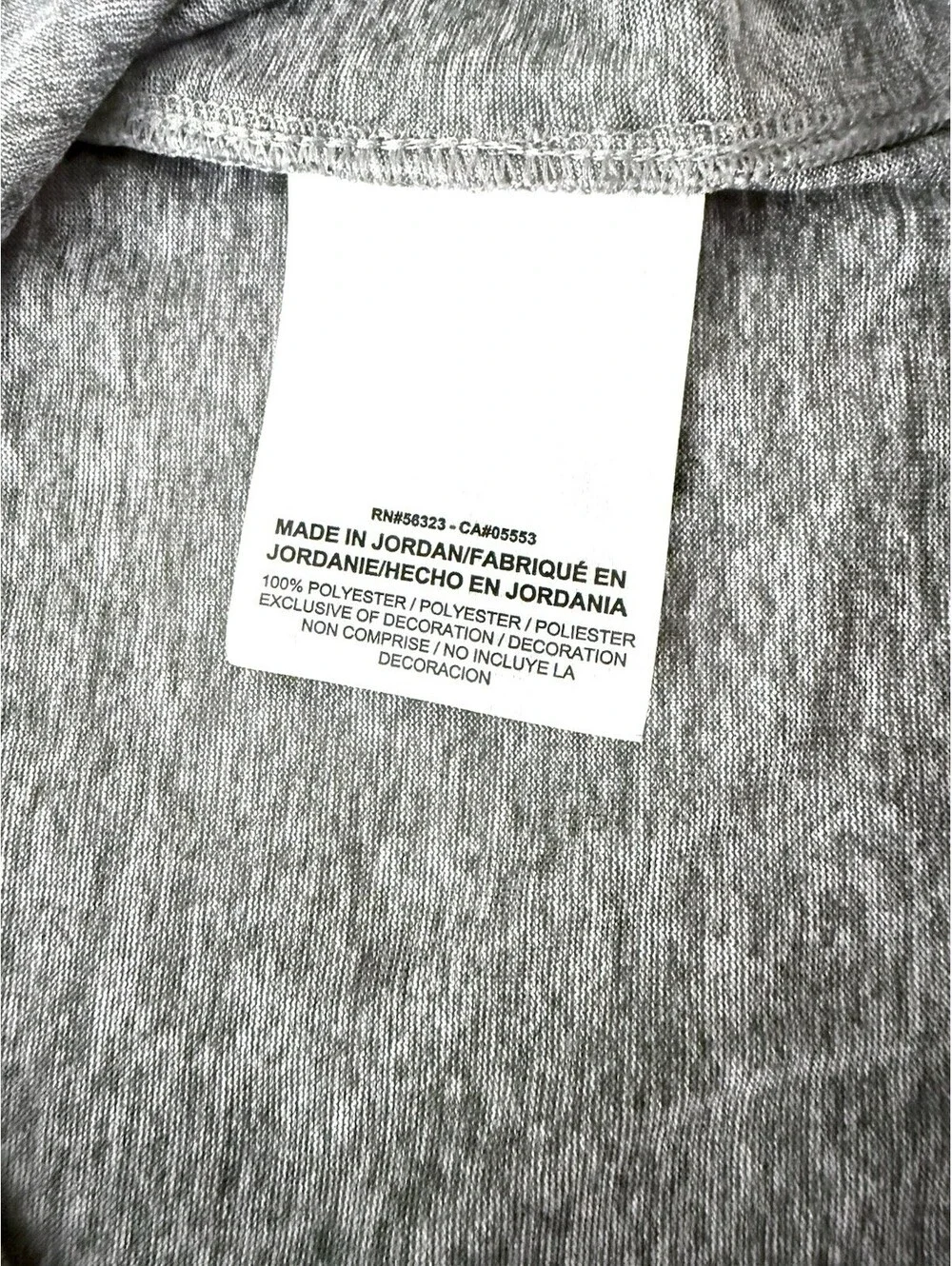 Nike Dri-FIT Men’s L Gray Long Sleeve Indiana Primetime Basketball Shirt